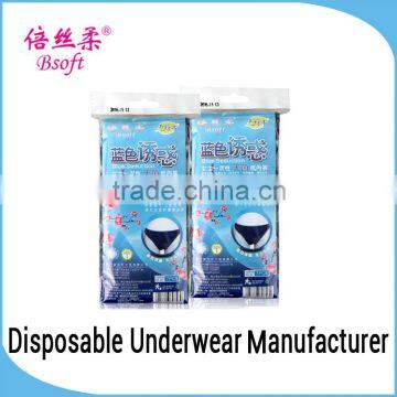 Sexy Women Boxer Shorts Briefs Disposable Underwear Women Nonwoven Briefs