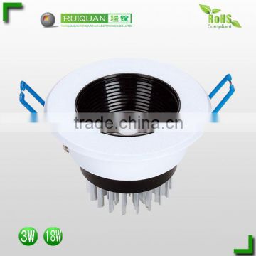 3W pure aluminum heat sink led ceiling lamp enclosure