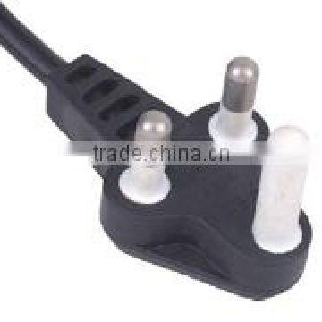 small South Africa round pin 250v power cord