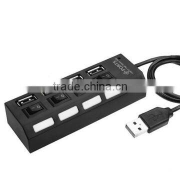 4 Port USB Hub Splliter USB 2.0 Hub USB Splitter With Separate ON/OFF Switch For Laptop Computer Notebook photo-4
