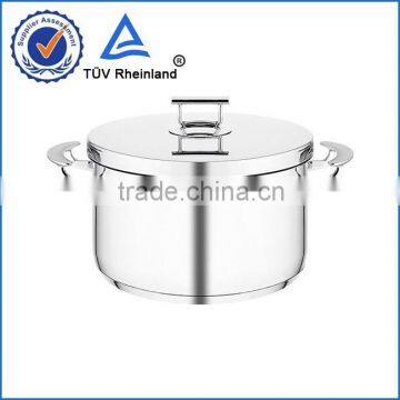 Stainless steel soup pot with stianless steel pot lid