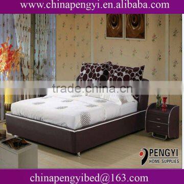 modern royal leather bed designs PY-180