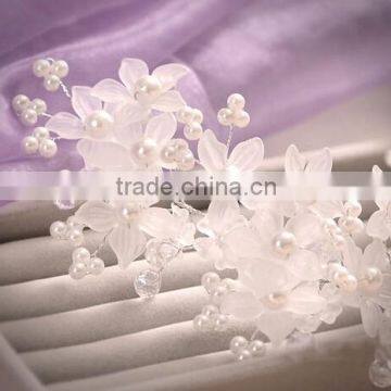 Flower Bridal Crystal Formal Wedding Headdress Headwear Hair Accessories photo-5