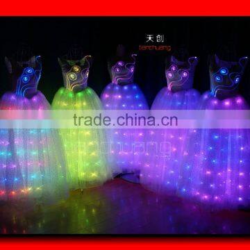 Remote Control LED Light Dance Dress Costume