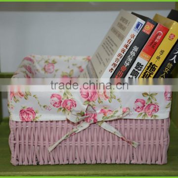 100% Handmade Colorful Cabinet Drawer PP Basket