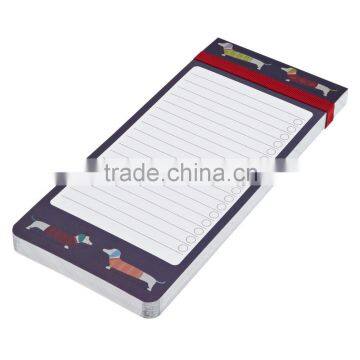 cheap custom magnetic fridge notepad