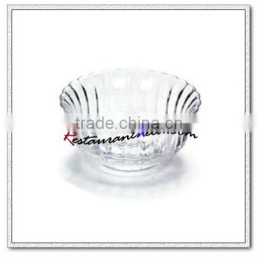 P064 Banquet Diameter 117mm Acrylic Round Striated Food Display