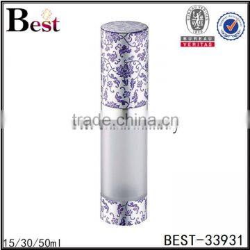 15 / 30 / 50ml pretty aluminum spray bottle with lids manufacturers