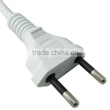 Brazil plug 10A/ 250V~ with Cable H03VVH2-F H05VVH2-F 2X0.5mm/0.75mm