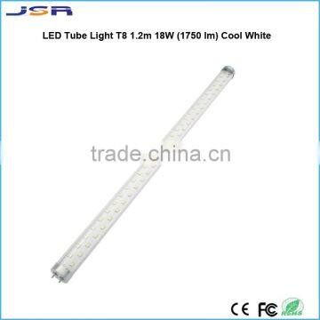 LED Tube Light T8 1.2m 18W (1750 lm) Cool White Standard with Rotatable Cap