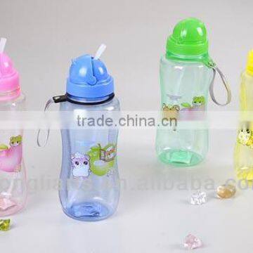 800ml water bottle with straw and strap