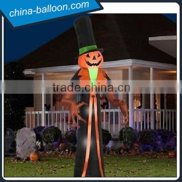 Halloween pumpkin costume/attractive pumpkin model/ inflatable mascot for decoration