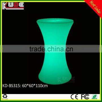 LED Bar Furniture KD-BS315 LED glowing cocktail round bar table used in wedding party