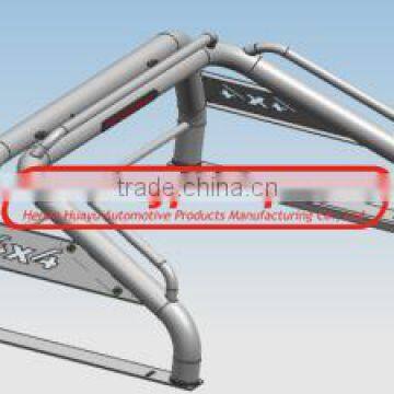 3" Stainless steel Roll Bar with 2 rails for Toyota Hilux Vigo