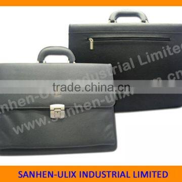 LYCHEE GRAIN PU EXECUTIVE BRIEFCASE WITH SECRET COMPARTMENT ATTACHE CASE