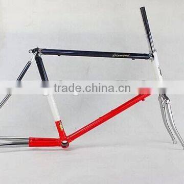 Lady 20" cromoly bike frame with lugs