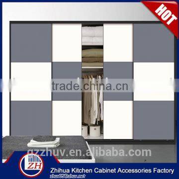 Double Color Wardrobe Design Furniture Bedroom Wardrobe With tv Cabinet photo-5