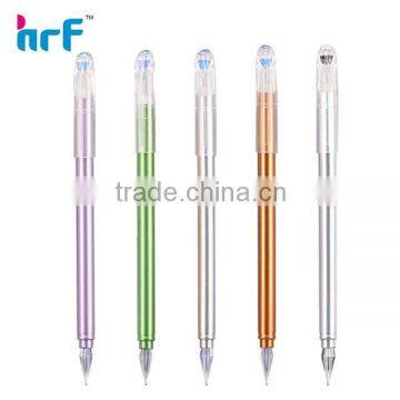 Fashion Design Multi Color diamond tip Plastic gel pen