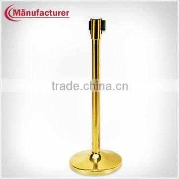 Wholesale bank/hotel/railway retractable belt post stanchions/ crowd control poles