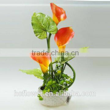 high class handmade pot flower calla lily