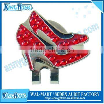 High heel shoes shape golf magnetic hat clip