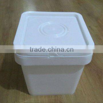 square food bucket ,white color buckets