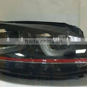 Volkswagen golf 7 headlight,GTI style HEAD LIGHT.