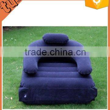 2015 fashionand cheap flocking inflatable sofa / inflatable corner sofa for sale made in china