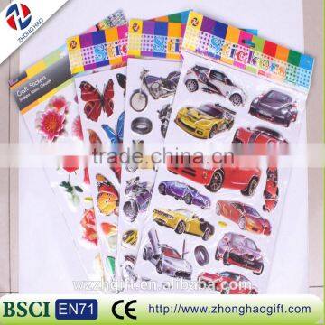 2016 New Design Various Carton 3D Puffy Sticker