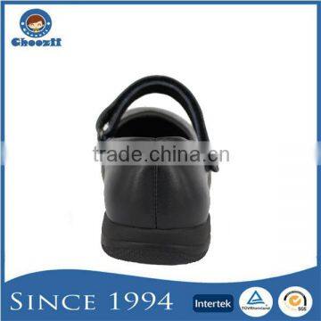 Guangzhou OEM Microfiber Leather No Brand School Shoes for Girls photo-5