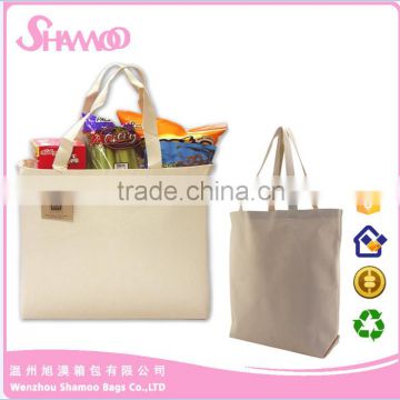 Promotional100% Cotton nature color shopping Bags Canvas tote Bag