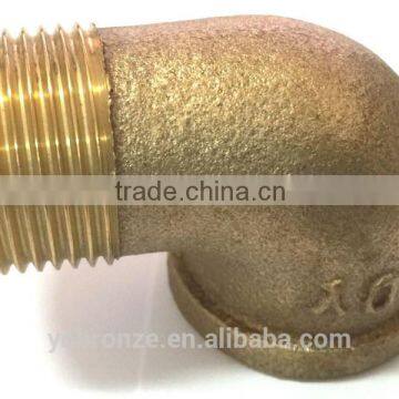 provide Taiwan good quality 1inch 90 degree bronze street elbow