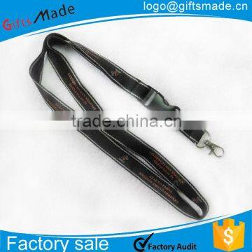 promotional lanyards/branded lanyard with hook/strap lanyard holder