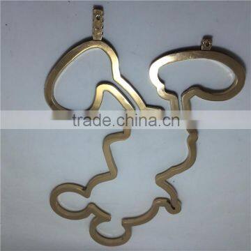 Mickey Mouse Logo in Gold Plating , Factory Direct Die Casting Mickey Design Metal Logo Cartoon Sign photo-5
