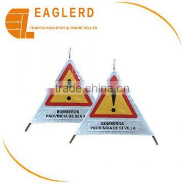 Durable steel triangle for car