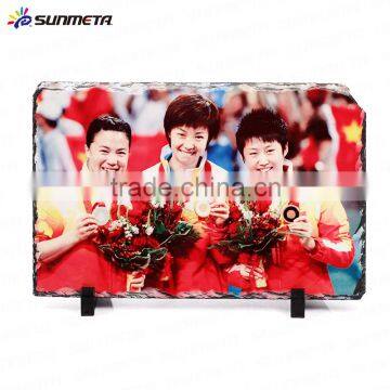 Sunmeta factory directly hot sale blank sublimation 20*30 heat press rock photo, slate