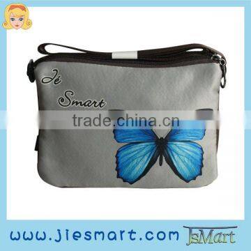 JSMART messenger bag microfiber photo bag printing customized DIY bag