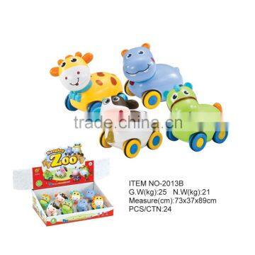 Boy toys-mini friction cars hot animal cartoon cars toys plastic inertial vehicle