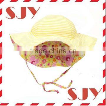 Baby & Toddler Girls' Reversible Brim Sun Protection Bucket Hat