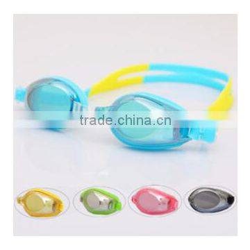 Wholesale Colorful Fashion Best Antifogging Waterproof Silicone Kids Swimming Goggle