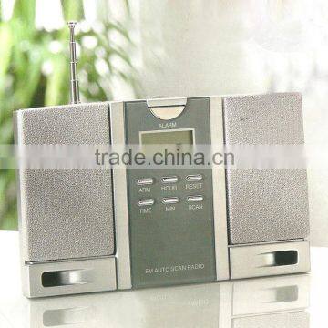 Hot sale high quality FM clock radio