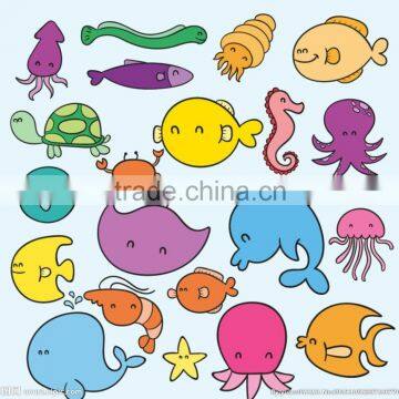 off-set printed temporary party fun water transfer tattoo children sticker