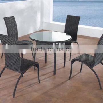 ZT-1240CT aluminum rattan cafe furniture