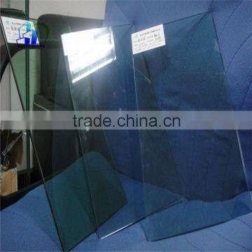 4mm lake blue reflective glass for interior glass wall reflective glass curtain wall