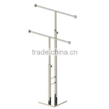 2 Tier Jewelry Display Stand/ Metal Jewelry Fixture Stand