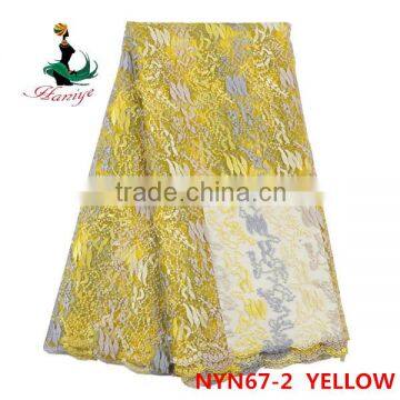 2016 Haniye Wholesale Fashion Tulle Lace French Lace/african Tulle Lace Fabric/NYN67 photo-4