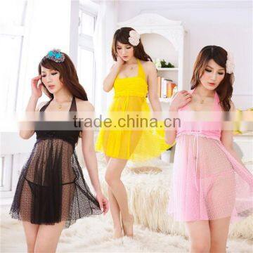 Sexy Charming Shoulder Straps Chiffon Lingerie