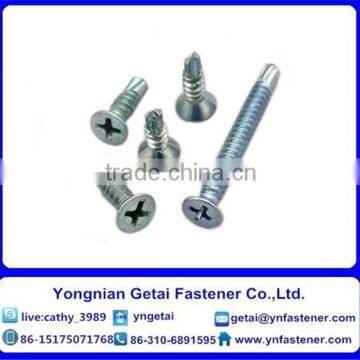 Self-drilling tapping screws , Hot Dip Galvanized (H.D.G) /Galvanized with black /yellow zinc plated/blue white