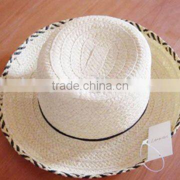 Summer paper braid-made hat