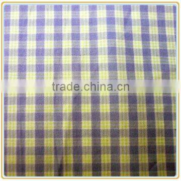 100% Cotton Combed Yarn Dyed Fabric With Small Checks